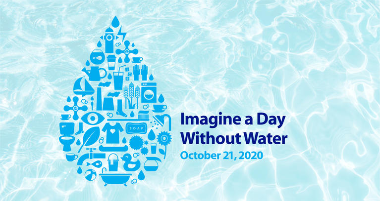 Imagine a day with water - water background