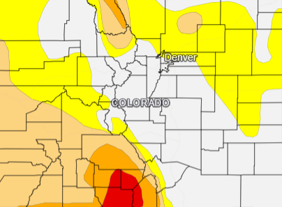 state map of drought 