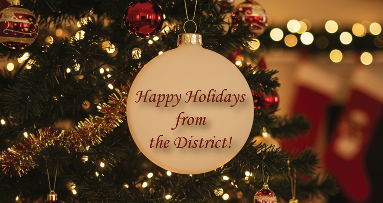 Happy holidays from the district!