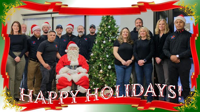 Christmas Staff photo. 